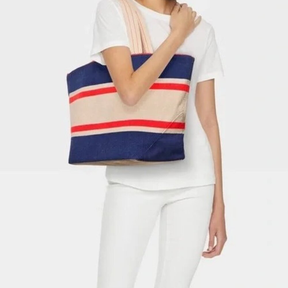 Universal Thread Reversible Blue & Red Cotton Tot… - image 4